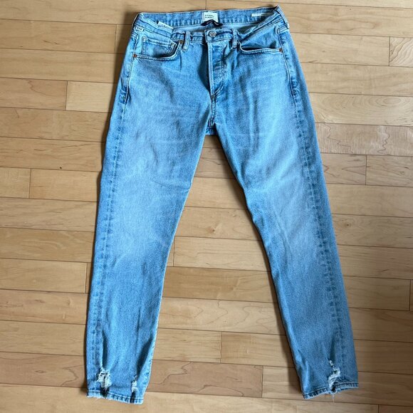 Citizens of Humanity Emerson Slim Boyfriend in Neptune Size 28 - Picture 1 of 5